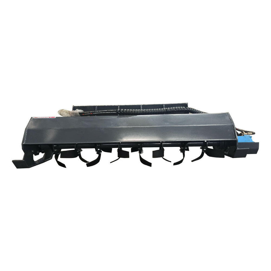 72 Skid Steer Hydraulic Tiller, 32Pcs Blade For Sale | AGT-ECSSTR072
