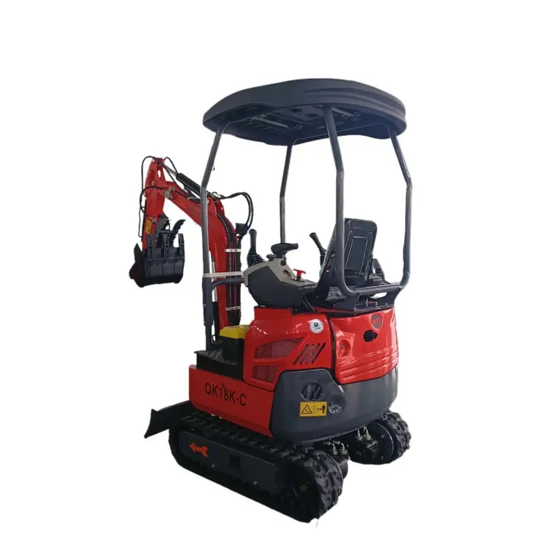 1.4 Ton, Kubota Engine Mini Excavator w/ Side Swing Boom, & Hydraulic Thumb | AGT-QK18K-C / KH18K-C