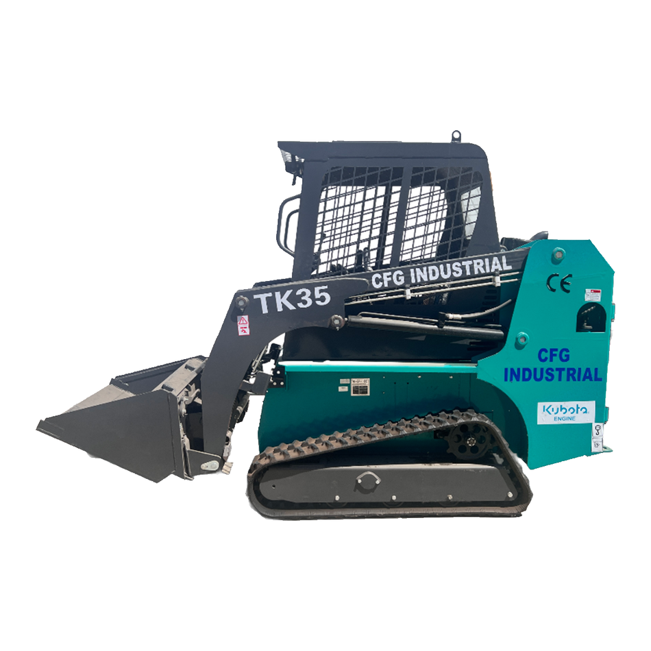 1.4 Ton, Open Cabin Skid Steer W/ Kubota Diesel Engine | TK35